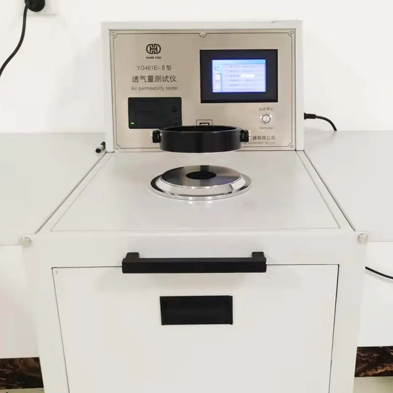 YG461E เครื่องทดสอบการซึมผ่านของอากาศ