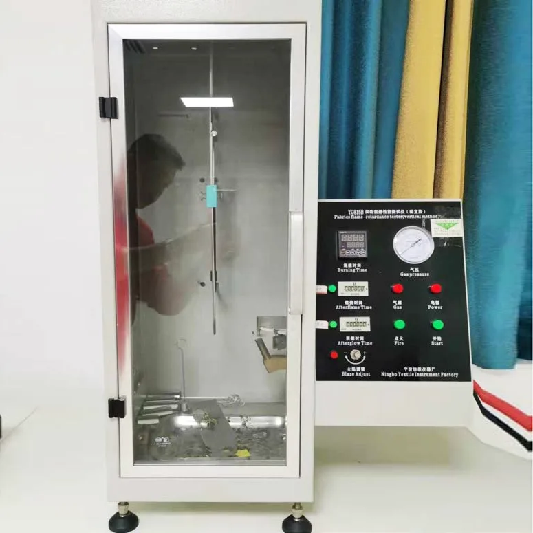 YG815B เครื่องทดสอบประสิทธิภาพการหน่วงไฟของผ้า (วิธีแนวตั้ง)